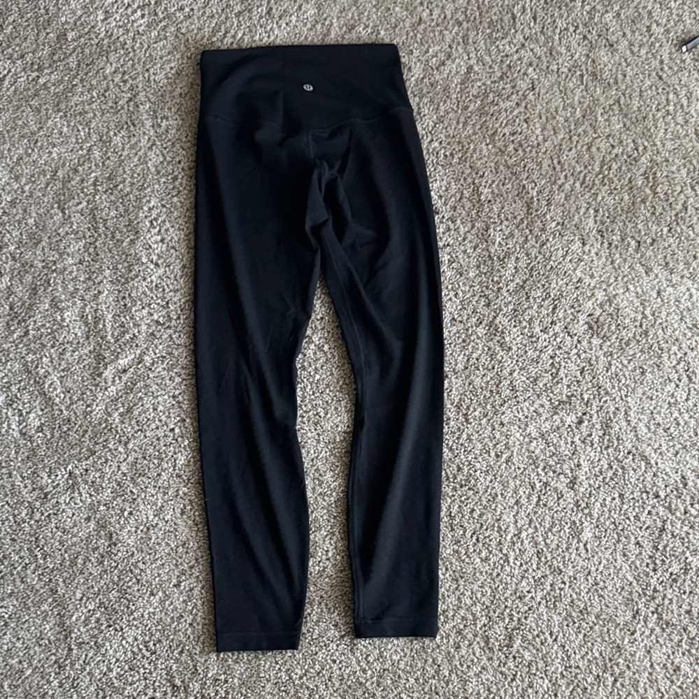 Lululemon Align Diamond 25in Black Leggings